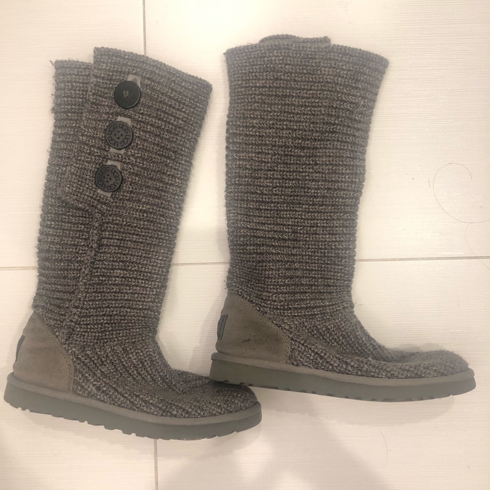 Ugg knit boots.